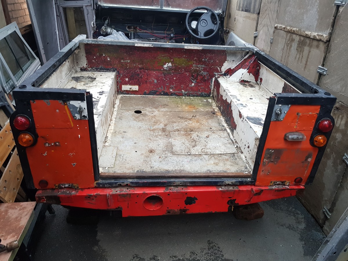 Stripping the old tub